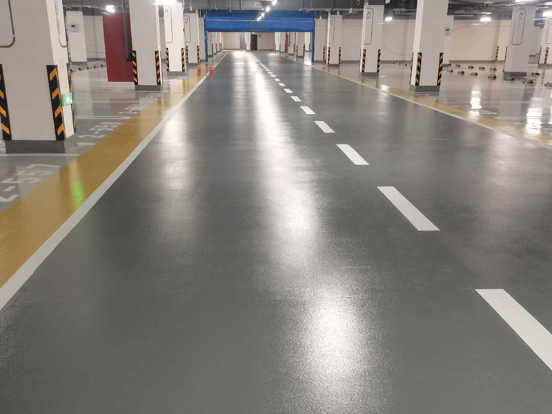 橘紋環(huán)氧砂漿地坪(圖5) 橘紋環(huán)氧砂漿地坪(圖5)